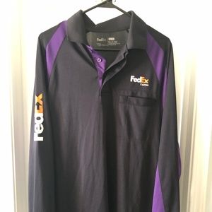 FedEx Express Long Sleeve Dri Work Shirt